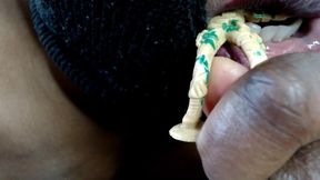 The Tiny Army Battalion Destruction: Boobs Crushed, Chewed to Ruin