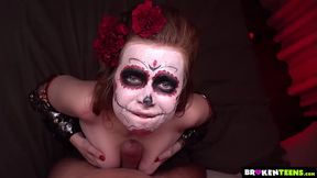 BrokenTeens - Luna Haze Spooky Anal Booty