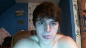 Twink Plays with His Big Dick and Shoots a Load