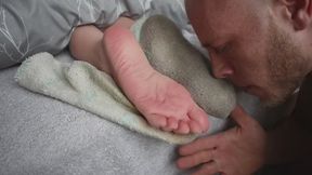 Stinky Fuzzy Socks on Silicone Feet Removed, Sniffed and Shot With Cum (1080p)