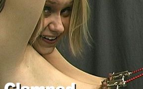 Joleen & Master Len Nipple-clamped Bondage Slave Len735b