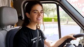 ”Ersties - Exhibitionist Dana Masturbates In Her Van For All To Watch”