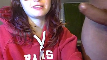 18 years old Nerdy busty teen gets doggy fucked