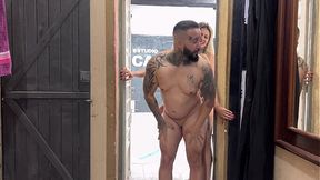 School friends started fucking each other without a condom until they came inside each other!