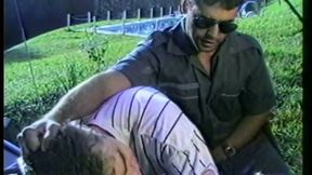 Two Horny Studs Trade Blowjobs Outdoors