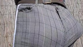 Walking Bulging in the Garden