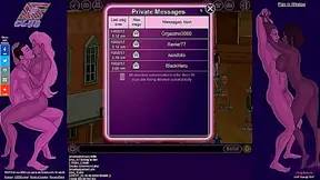 Hot Bishoujo Gamers Perform Seductive Tunes in Hentai MMORPG Club