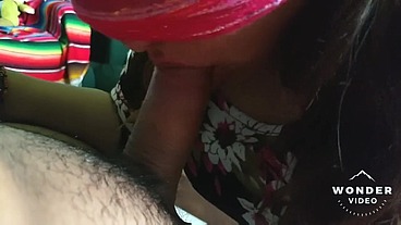 playing with my step brother to fuck and he loves my blowjob. HD