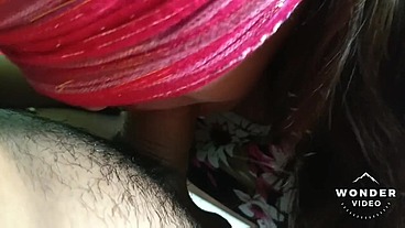 playing with my step brother to fuck and he loves my blowjob. HD