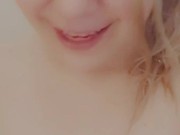 sexy onlyfans young milf girl rubbing her body in the shower