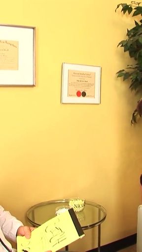 Crazy But Sexy Blonde With Big Boobs Got Fucked At Her Psychiatrist's Office   Clip 1