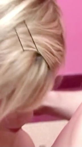 Blonde Big Titted Tranny Gets Her First Anal Fuck and Loves It