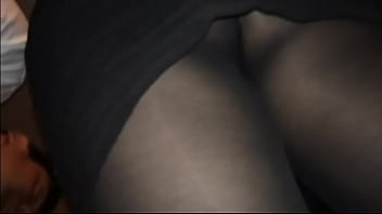 Upskirt collant pantyhose candid