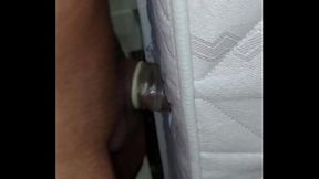 I penetrate the mattress with a condom