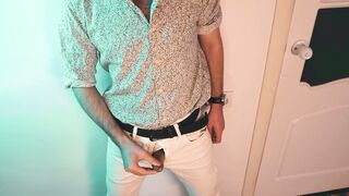 Watch Noel Dero lock himself in his bedroom and masturbate nonstop - ASMR style!