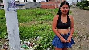 After the party, the babe waits for the Uber and I convince her to go to my house.