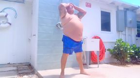 Big Penis: Big Polar Bear Belly: Big hand Free load