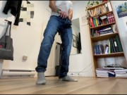 Desperation piss in jeans (View 2)