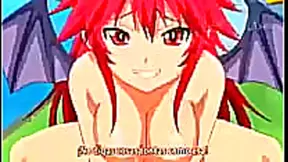 Vampire Goddess Seduces Three Lovers in Hot Anime Tryst Under Moonlight