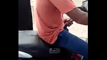 Horny Motorist in public India