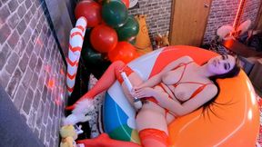 Orgasms on 6 Foot Beachball