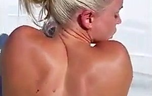 Busty blonde sucks and fucks on boat