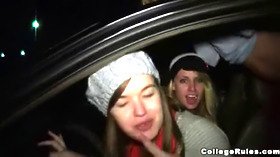 Sultry teen sister Streak gets wild with group of horny guys