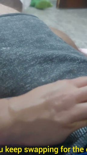 Xxx Desi my stepmother changes clothes next to me, I decided to record her, but I was caught in the act   Clip 1