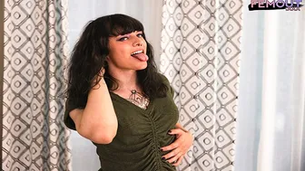 Zoie White Jerks Small Cock and Fucks Big Ass with Dildo