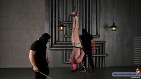 Guy Hanging On A Chain Get Punishment