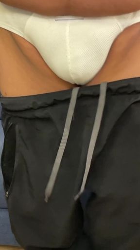 Chubby Boy Dancing and Showing off His Tightywhities
