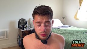 Alpha Dom Colt Spence Dominates Eager sub Joey Mills Hard With Foot Worship