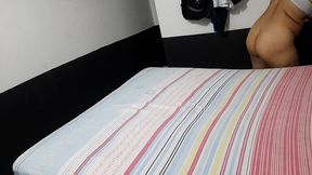 puta esposa morena caliente es follada en camara escondida por su nuevo mejor amigo colombiano aficionado de verga grande en un cuarto de hotel - semen adentro del cono - xxx videos - ho