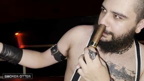 cigar, cig smoke and hot pierced bareback gay sex