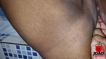 Cheguei em Salvador Já Fudendo a BBW Baiana ainda chupa minha gozar toda