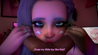 Tasty Toy : E-girls Edition Giantess Blowjob POV