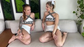 Horny Cheerleader Threesome - Cheerleader Kait Movies