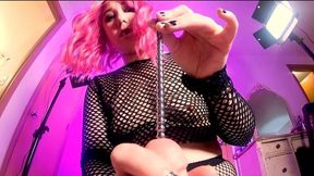 Verified Amateurs In Cute Girl In Fishnet Body Suit Sounds Submissive Cock With Ball Press