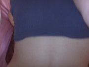 I will fuck her until she get pregnant! Breeding sex in doggystyle with cheating college teen