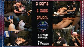 THREE DOMINANT MEN COMMAND INTENSE GANGBANG SLAVE TRAINING SESSION - GRUPAL - MASTERS AND SLAVES - FEET - KISS - ALPHA MAN - QUICK FIX – 720P
