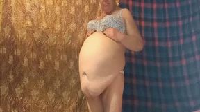 The pump makes the belly more attractive WMV