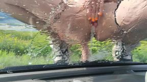 Squirting Showdown: a Kinky Car Washing Adventure