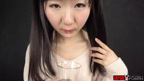 Ayu Kumano's Long Tongue and Thick Saliva Fetish Exploration