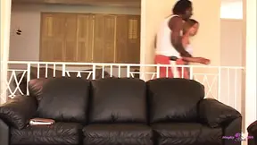 Black studs dominate charming cutie Poppy Morgan in wild threesome