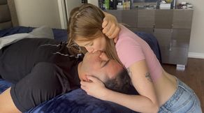 HOT Deep Kissing & Tongue Sucking with Lucy Foxx & RichPeruvian | Tongue Fetish | Mouth Locking Kiss | Upside Down Kiss