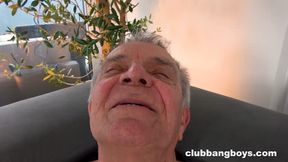 Grandpa Gunther gets young cock