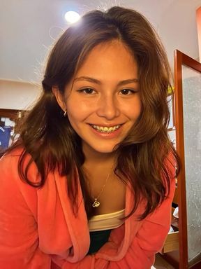 Hilarious latina teen teases her way through a photoshoot