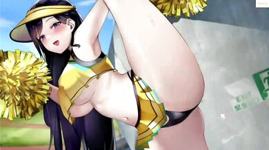 Anime vixen Evelyn explores wild cosplay fantasies in vivid hentai fantasy