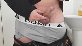 Sticky masturbation in my bathroom at will