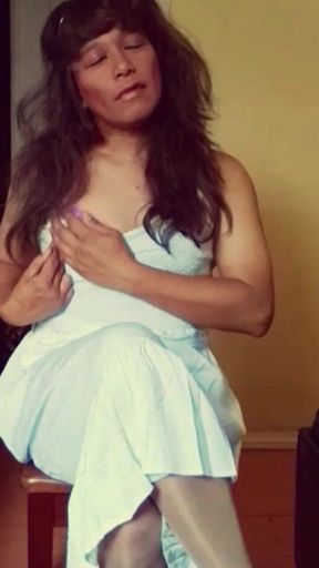 Classy Elegant - White Cami Dress